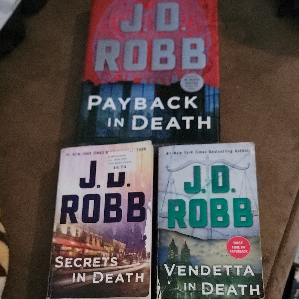 J.D. Robb Book Set - Payback, Secrets, Vendetta